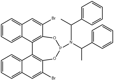 (11BR)-2,6-二溴-N,N-双((R)-1-苯基乙基)二萘并[2,1-D:1',2'-F][1,3,2]二氧磷杂-4-胺