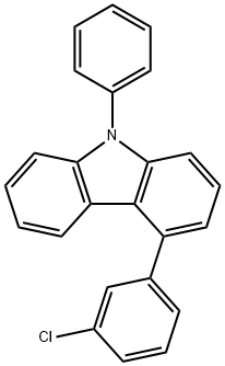 9H-Carbazole, 4-(3-chlorophenyl)-9-phenyl-