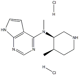 N-Methyl-N-((3R,4R)-4-methylpiperidin-3-yl)-7H-pyrrolo[2,3-d]pyrimidin-4-amine dihydrochloride
