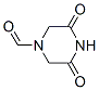 1-Piperazinecarboxaldehyde, 3,5-dioxo- (9CI)