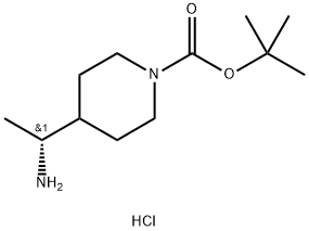 tert-butyl (R)-4-(1-aminoethyl)piperidine-1-carboxylate hydrochloride