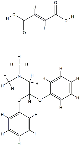 2,2-diphenoxyethyl(dimethyl)ammonium fumarate (1:1)