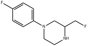 3-(Fluoromethyl)-1-(4-fluorophenyl)piperazine