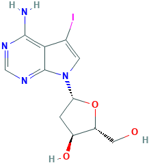 (2R,3S,5R)-5-(4-Amino-5-iodo-7H-pyrrolo[2,3-d]pyrimidin-7-yl)-2-(hydroxymethyl)tetrahydrofuran-3-ol