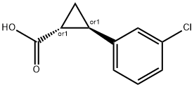 REL-(1R,2R)-2-(3-氯苯基)环丙烷-1-甲酸