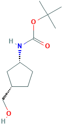 CarbaMic acid, N-[(1R,3S)-3-(hydroxyMethyl)cyclopentyl]-, 1,1-diMethylethyl ester, rel-