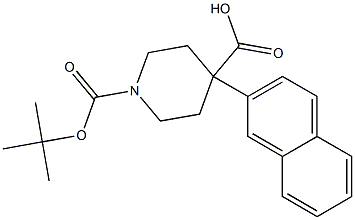 BOC-4-(萘-2-基)-哌啶-4-甲酸