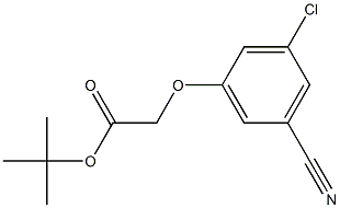 Acetic acid, 2-(3-chloro-5-cyanophenoxy)-, 1,1-dimethylethyl ester