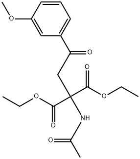 Diethyl 2-acetamido-2-(2-(3-methoxyphenyl)-2-oxoethyl)malonate