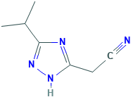 1H-1,2,4-Triazole-3-acetonitrile,5-(1-methylethyl)-(9CI)