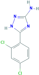 [5-(2,4-dichlorophenyl)-1H-1,2,4-triazol-3-yl]amine