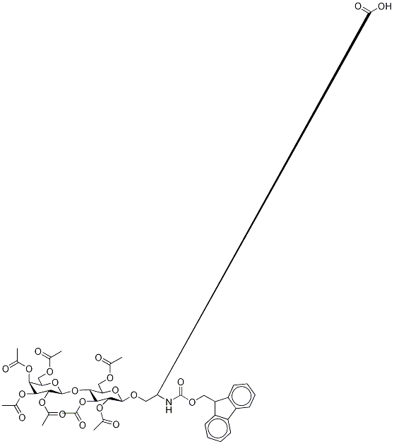 N-(9-Fluorenylmethoxycarbonyl)-O-(2,3,6,2',3',4',6'-hepta-O-acetyl--D-lactosyl)-L-serine