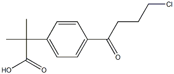 Benzeneacetic acid, 4-(4-chloro-1-oxobutyl)-a,a-diMethyl-