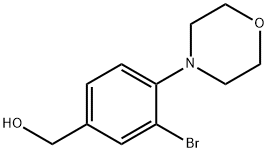 [3-bromo-4-(morpholin-4-yl)phenyl]methanol