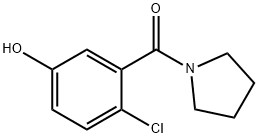 4-chloro-3-[(pyrrolidin-1-yl)carbonyl]phenol