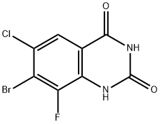 7-溴-6-氯-8-氟喹唑啉-2,4(1H,3H)-二酮