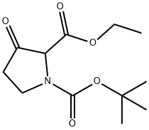 1,2-Pyrrolidinedicarboxylic acid, 3-oxo-, 1-(1,1-dimethylethyl) 2-ethyl ester