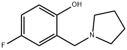 Phenol, 4-fluoro-2-(1-pyrrolidinylmethyl)-