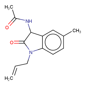 N-[5-METHYL-2-OXO-1-(PROP-2-EN-1-YL)-3H-INDOL-3-YL]ACETAMIDE