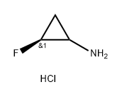 Cyclopropanamine, 2-fluoro-, hydrochloride (1:1), (2S)-