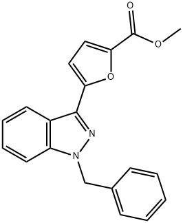 1-Benzyl-3-(5-methoxycarbonyl-2-furyl)indazole