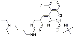 1-(tert-Butyl)-3-(6-(2,6-dichlorophenyl)-2-((4-(diethylamino)butyl)amino)pyrido[2,3-d]pyrimidi