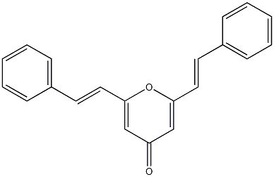 2,6-Distyryl-4H-pyran-4-one