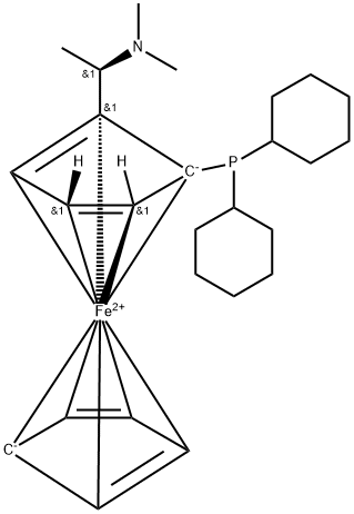 (R)-N,N-二甲基-1-[(S)-2-双(二环己基膦基)二茂铁基]乙胺