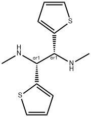 1,2-Ethanediamine, N,N'-dimethyl-1,2-di-2-thienyl-, (1R,2R)-rel- (9CI)