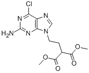 [2-(2-氨基-6-氯-9H-嘌呤-9-基)乙基]丙二酸二甲酯