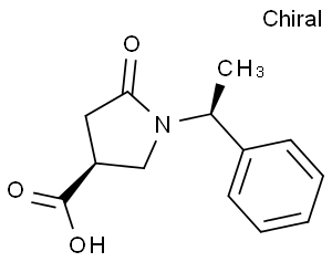 (3S)-5-oxo-1-[(1S)-1-phenylethyl]pyrrolidine-3-carboxylic acid