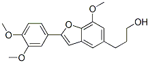 3-[2-(3,4-Dimethoxyphenyl)-7-methoxybenzofuran-5-yl]-1-propanol