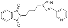 2-[4-[4-(3-Pyridinyl)-1H-imidazol-1-yl]butyl]-1H-isoindole-1,3(2H)-dione