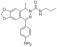 8-(4-Aminophenyl)-5-methyl-N-propyl-1,3-dioxolo[4,5-g]phthalazine-6(5H)-carboxamide