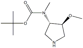 N-[(3S,4S)-4-甲氧基吡咯烷-3-基]-N-甲基氨基甲酸叔丁酯