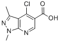 4-CHLORO-1,3-DIMETHYLPYRAZOLO[3,4-B]PYRIDINE-5-CARBOXYLIC ACID