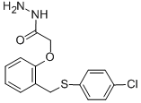 2-[2-[(4-chlorophenyl)sulfanylmethyl]phenoxy]acetohydrazide
