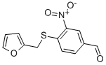 4-(2-furanylmethylthio)-3-nitrobenzaldehyde