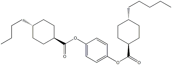 [trans(trans)]-4-Butylcyclohexanecarboxylic acid 4-[[(4-pentylcyclohexyl)carbonyl]oxy]phenyl ester