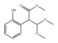 Benzeneacetic acid, α-(dimethoxymethyl)-2-hydroxy-, methyl ester