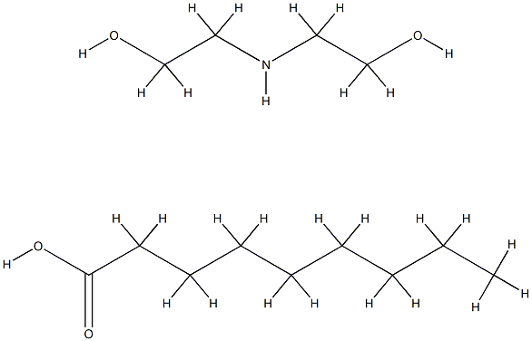 nonanoic acid, compound with 2,2'-iminodiethanol (1:1)