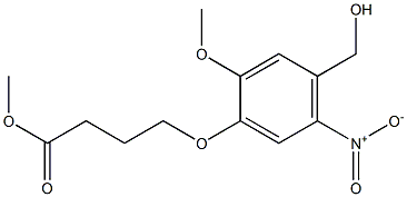 Butanoic acid, 4-[4-(hydroxymethyl)-2-methoxy-5-nitrophenoxy]-, methyl ester