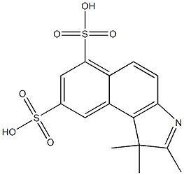 1,1,2-Trimethyl-1H-benzo[e]indole-6,8-disulfonic acid