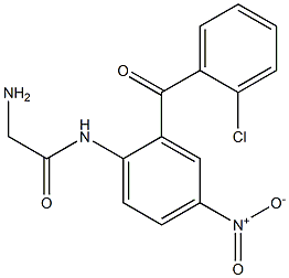 2-胺基乙酰氨基-5-硝基-2'-氯二苯甲酮