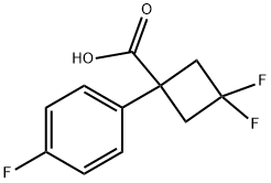 Cyclobutanecarboxylic acid, 3,3-difluoro-1-(4-fluorophenyl)-