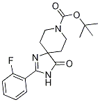 tert-Butyl 2-(2-fluorophenyl)-4-oxo-1,3,8-triazaspiro[4.5]dec-1-ene-8-carboxylate