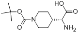 (R)-4-(Amino-carboxy-methyl)-piperidine-1-carboxylic acid tert-butyl ester