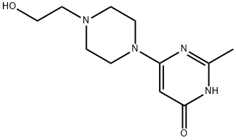 4(3H)-Pyrimidinone, 6-[4-(2-hydroxyethyl)-1-piperazinyl]-2-methyl-