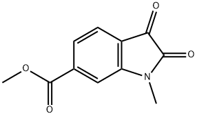 1H-Indole-6-carboxylic acid, 2,3-dihydro-1-methyl-2,3-dioxo-, methyl ester