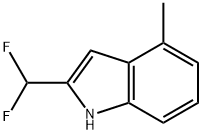 1H-Indole, 2-(difluoromethyl)-4-methyl-